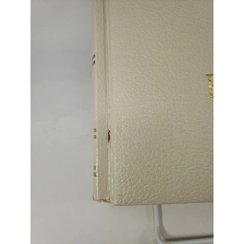 Holy Bible King James Version 1963 KJV Padded Cover VTG Gold Edge Good Council